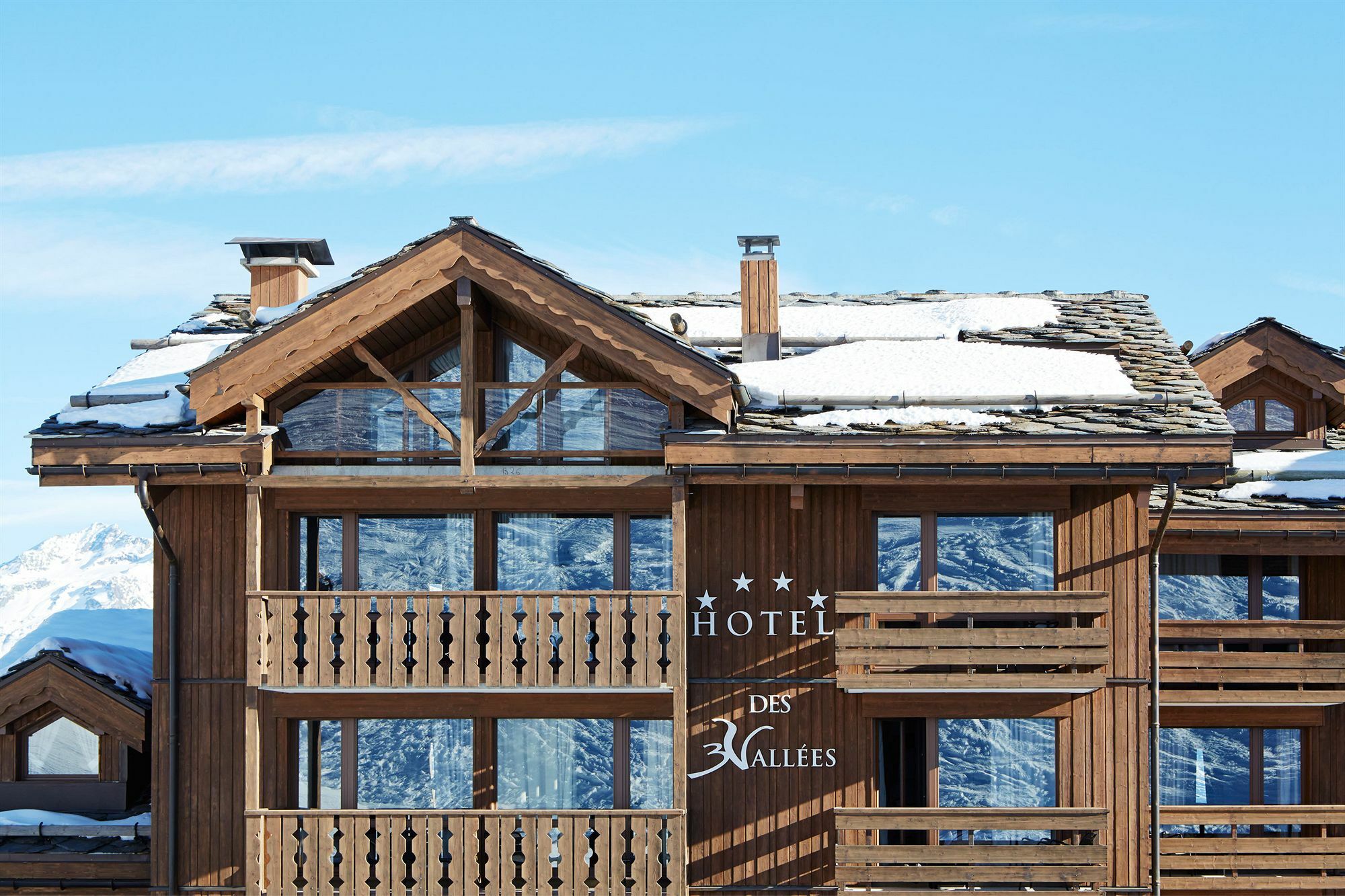 Hotel Des Trois Vallees Courchevel Exterior foto